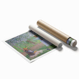 Claude Monet's Blanche Hoschedé - Impressionist Art of Outdoor Painting