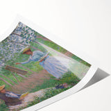 Claude Monet's Blanche Hoschedé - Impressionist Art of Outdoor Painting