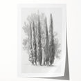 Rolled canvas print showcasing a vibrant landscape design with rich colors and intricate details, securely packaged in a durable cardboard tube for safe delivery.