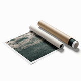 Extra large rolled print of a floral scene in Latvia, featuring muted earth tones, ideal for classy bathroom wall art.