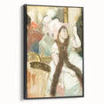 Edgar Degas Figurative Wall Art - Portrait after a Costume Ball