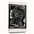 Vintage Expressionist Wall Art - Egon Schiele's Bold Woodcut Print