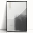 Framed abstract minimalist wall art in black acrylic, showcasing geometric patterns and a sleek design, ideal for modern home decor. Perfect for enhancing contemporary interiors.