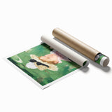 Mary Cassatt Portrait Wall Art - Young Girl in a Garden Scene