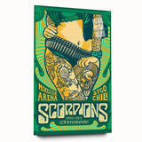 Scorpions 2016 Chile Concert Poster - Special Guest Whitesnake