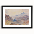 Romanticism Art: "Mountain Scene, Mist Rising" Serene Landscape Print