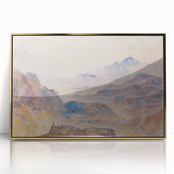 Romanticism Art: "Mountain Scene, Mist Rising" Serene Landscape Print