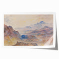 Romanticism Art: "Mountain Scene, Mist Rising" Serene Landscape Print