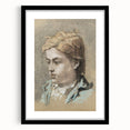 Édouard Manet Portrait Wall Art - Young Man in Thought