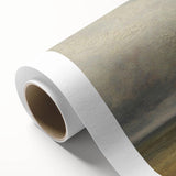 Romanticism Art: "Plowed Field and Village" Landscape Canvas Print