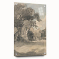Romanticism Art Print: Trees in a Meadow by John Constable Canvas