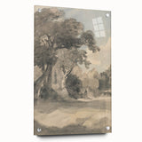 Romanticism Art Print: Trees in a Meadow by John Constable Canvas