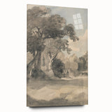 Romanticism Art Print: Trees in a Meadow by John Constable Canvas