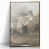 Romanticism Art Print: Trees in a Meadow by John Constable Canvas