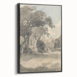 Romanticism Art Print: Trees in a Meadow by John Constable Canvas