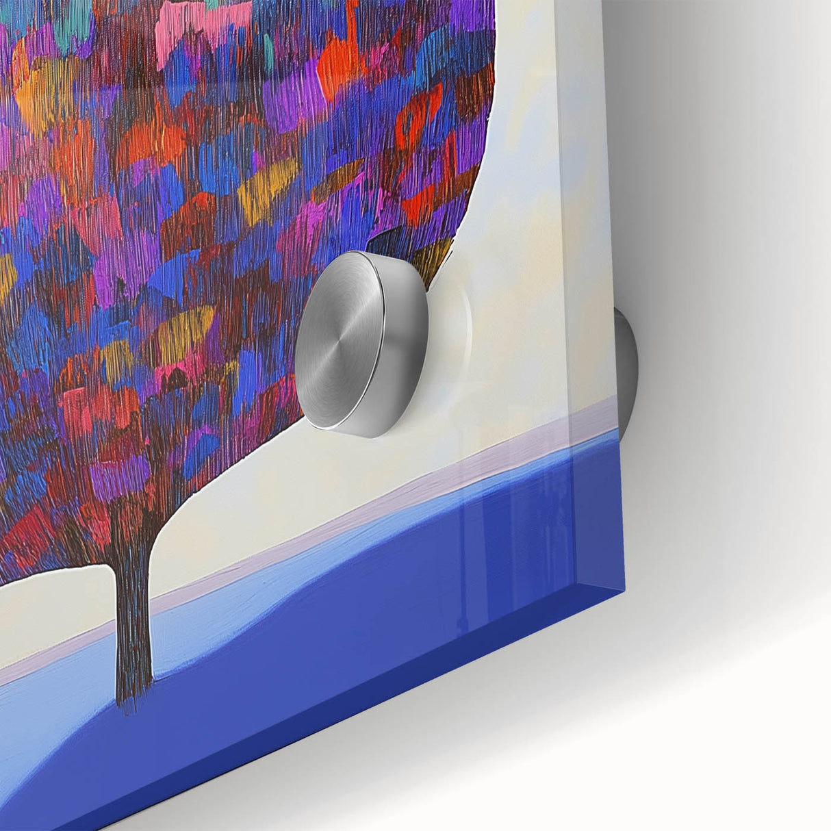 Vibrant Abstract Tree Wall Art – Modern Canvas & Framed Print