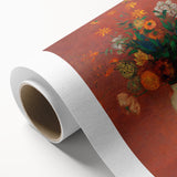 Modern Wall Art - Vibrant Floral Bouquet in Vase | Abstract Contemporary Art