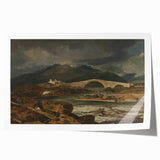 Romanticism Landscape Art: Tummel Bridge, Perthshire Canvas Print