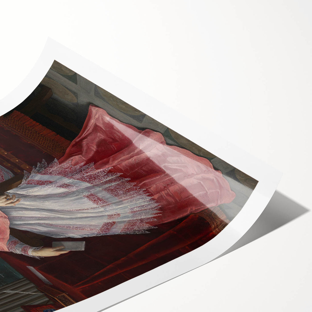 Baroque Art Print – Cardinal Portrait in Classic Rococo Style