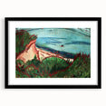 Coastal Expressionism Art - Vibrant Landscape Painting on Canvas
