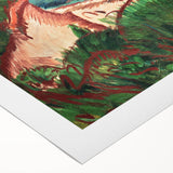 Coastal Expressionism Art - Vibrant Landscape Painting on Canvas