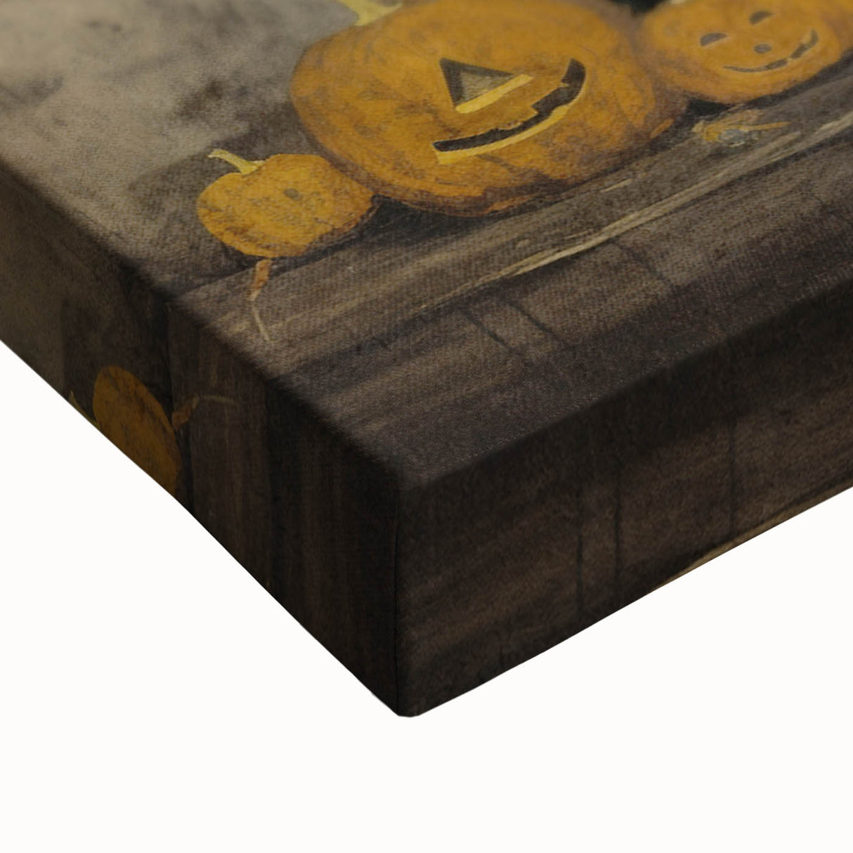 Halloween Wall Hangings - Witch Cat and Jack O Lanterns