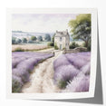 Landscape wall art print showcasing a serene countryside scene with rolling hills and a vibrant sky, presented in a glossy finish to enhance colors and details. Perfect for home decor enthusiasts seeking a calming nature-inspired aesthetic.