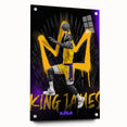 Fiery Passion Pop Art Wall Art – Bold Yellow, Purple, and Black Canvas
