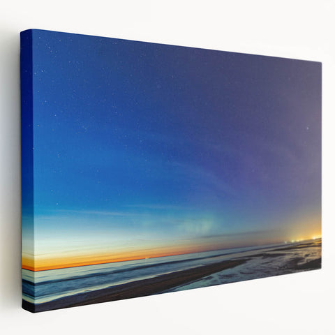 Large art depicting a serene Latvian landscape on stretched canvas, in muted earth tones, suitable for kitchen wall art.