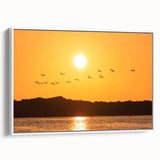 Vintage poster art of Yucatán scenery on a framed canvas, featuring vibrant colors, ideal for living room decor.