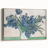 Vintage-style landscape painting on a framed canvas, featuring muted earth tones, ideal for bedroom wall art.