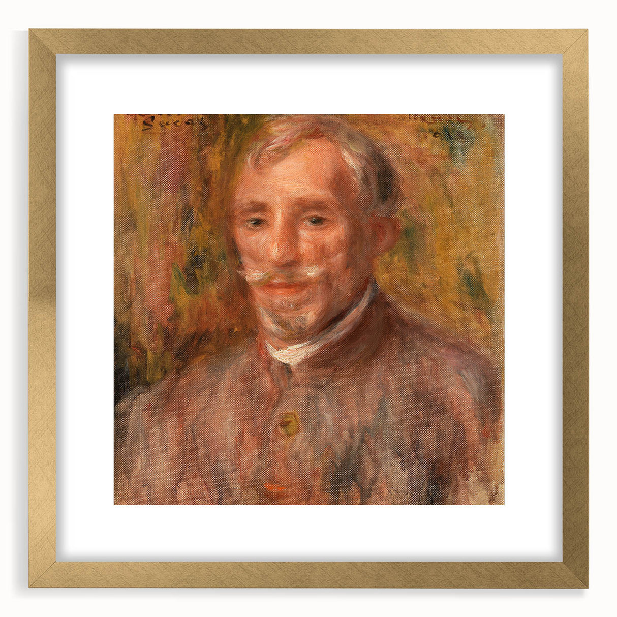 Impressionism Wall Art: Portrait of Félix Lucas by Pierre-Auguste Renoir