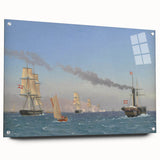 "Romanticism Art: Nautical Scene - Historical Maritime Canvas Print"