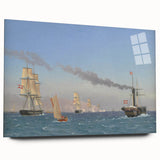 "Romanticism Art: Nautical Scene - Historical Maritime Canvas Print"