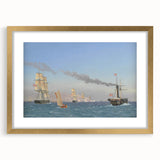"Romanticism Art: Nautical Scene - Historical Maritime Canvas Print"