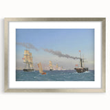 "Romanticism Art: Nautical Scene - Historical Maritime Canvas Print"
