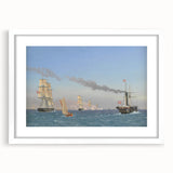 "Romanticism Art: Nautical Scene - Historical Maritime Canvas Print"