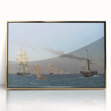 "Romanticism Art: Nautical Scene - Historical Maritime Canvas Print"