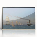 "Romanticism Art: Nautical Scene - Historical Maritime Canvas Print"