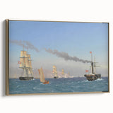"Romanticism Art: Nautical Scene - Historical Maritime Canvas Print"