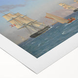 "Romanticism Art: Nautical Scene - Historical Maritime Canvas Print"