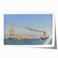 "Romanticism Art: Nautical Scene - Historical Maritime Canvas Print"