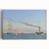 "Romanticism Art: Nautical Scene - Historical Maritime Canvas Print"