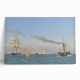 "Romanticism Art: Nautical Scene - Historical Maritime Canvas Print"