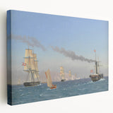 "Romanticism Art: Nautical Scene - Historical Maritime Canvas Print"