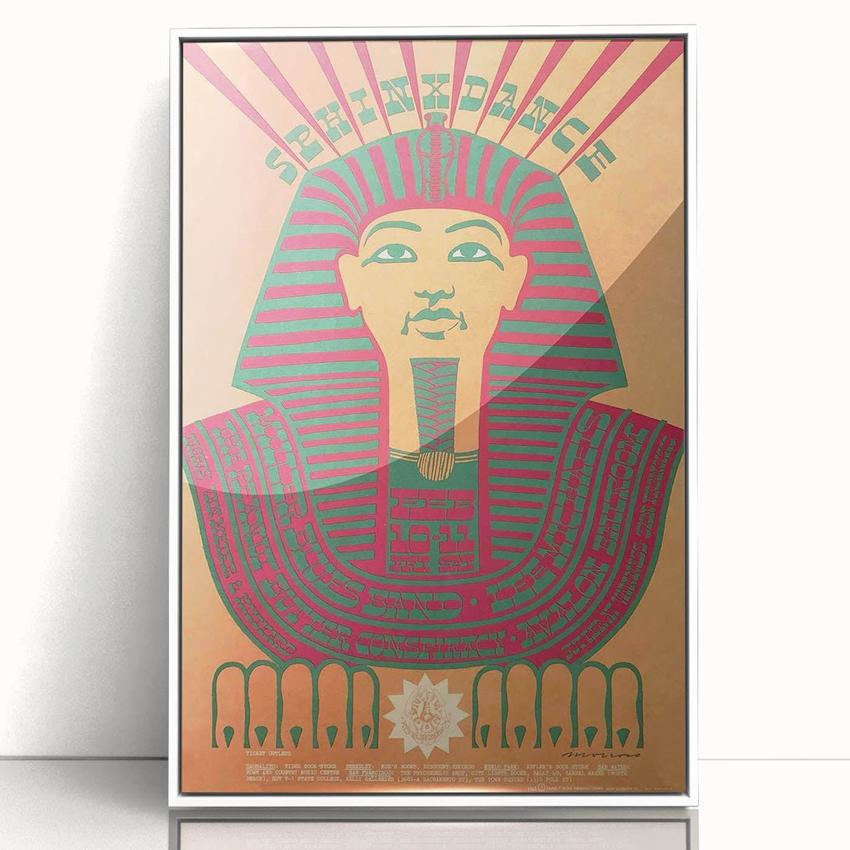 Retro Sphinkdance Poster - Vintage Psychedelic Wall Art