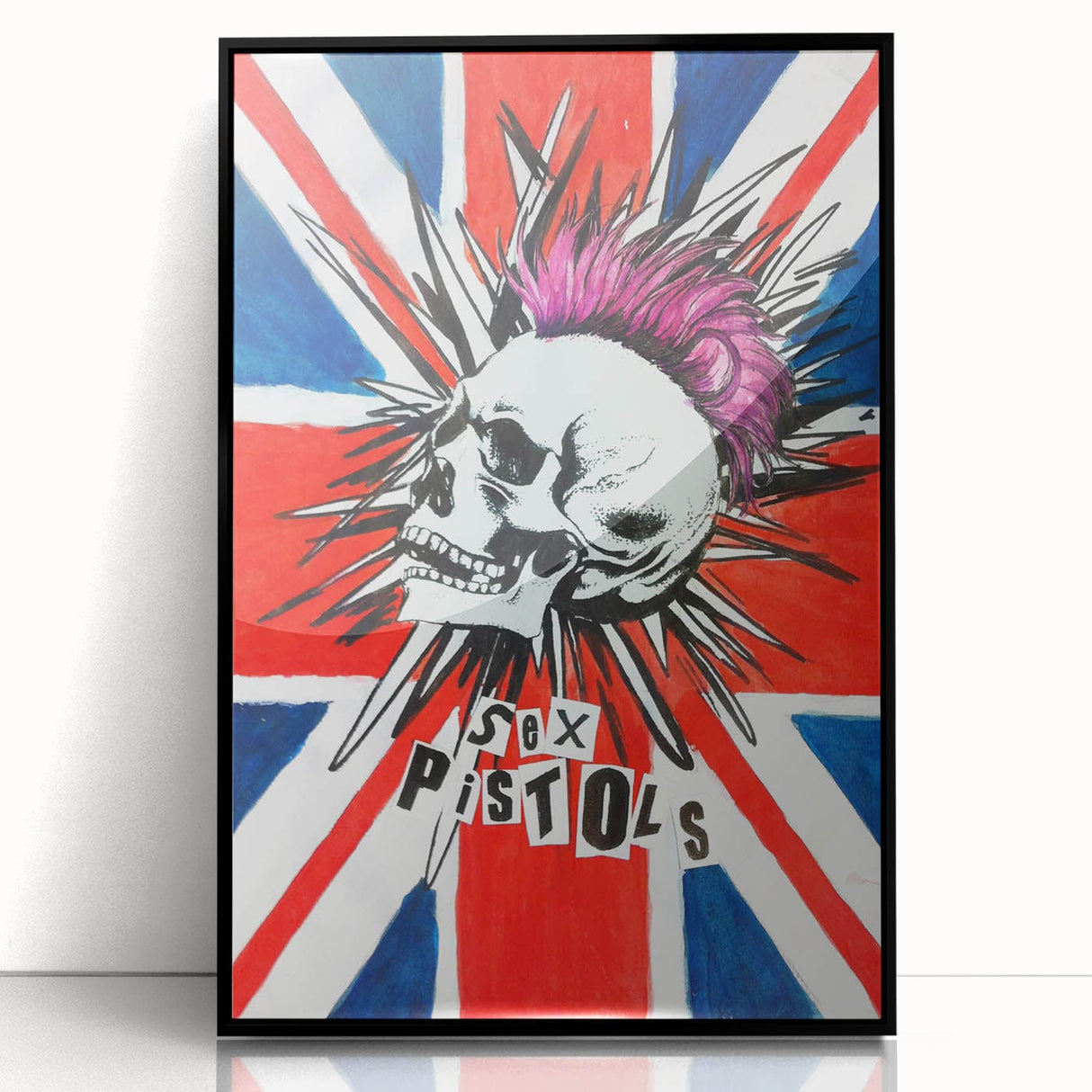 Retro Sex Pistols Poster - Vintage Punk Rock Wall Art