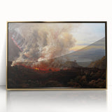 Romanticism Art: Eruption of Vesuvius - Historical Canvas Print