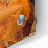"Romanticism Art: Flaming June - Historical Canvas Print Masterpiece"