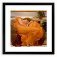 "Romanticism Art: Flaming June - Historical Canvas Print Masterpiece"